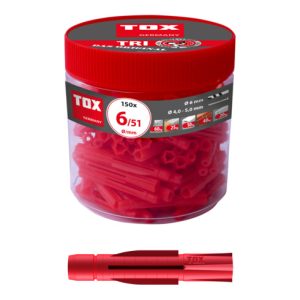 TOX Allzweckdübel Tri 6×51 mm in Runddose TOX Allzweckdübel Tri 6×51 mm in Runddose
