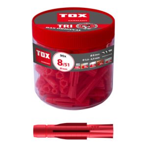 TOX Allzweckdübel Tri 8×51 mm in Runddose TOX Allzweckdübel Tri 8×51 mm in Runddose
