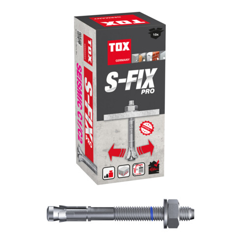 TOX Bolzenanker S-Fix Pro M16x145/28 mm