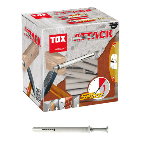 TOX Nageldübel Attack 6x80 mm
