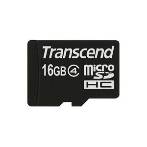 Transcend – Flash-Speicherkarte – 16 GB – Class 4 – microSDHC Transcend – Flash-Speicherkarte – 16 GB – Class 4 – microSDHC