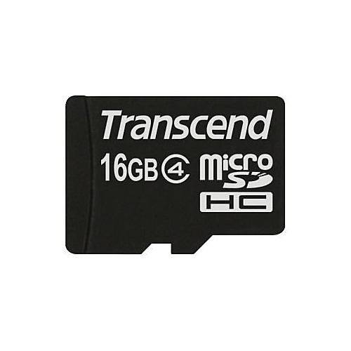 Transcend - Flash-Speicherkarte - 16 GB - Class 4 - microSDHC