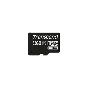 Transcend Premium – Flash-Speicherkarte – 32 GB – Class 10 – 200x – microSDHC Transcend Premium – Flash-Speicherkarte – 32 GB – Class 10 – 200x – microSDHC