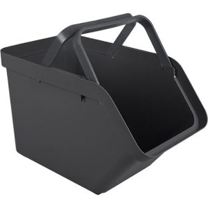 Transportbox Sunware® Sigma Home, Volumen 30 l, klappbare Handgriffe, L 493 x B 270 x H 298 mm, Recycling-Polypropylen, anthrazit Transportbox Sunware® Sigma Home, Volumen 30 l, klappbare Handgriffe, L 493 x B 270 x H 298 mm, Recycling-Polypropylen, anthrazit