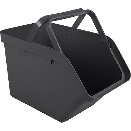 Transportbox Sunware® Sigma Home, Volumen 30 l, klappbare Handgriffe, L 493 x B 270 x H 298 mm, Recycling-Polypropylen, anthrazit