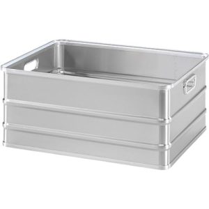 Transportkasten, stapelbar, ungelocht, 116 l Transportkasten, stapelbar, ungelocht, 116 l