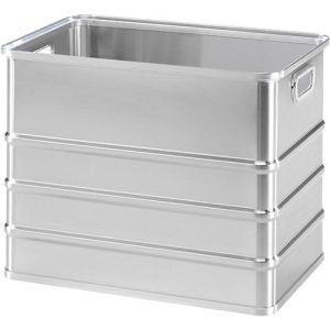 Transportkasten, stapelbar, ungelocht, 120 l Transportkasten, stapelbar, ungelocht, 120 l