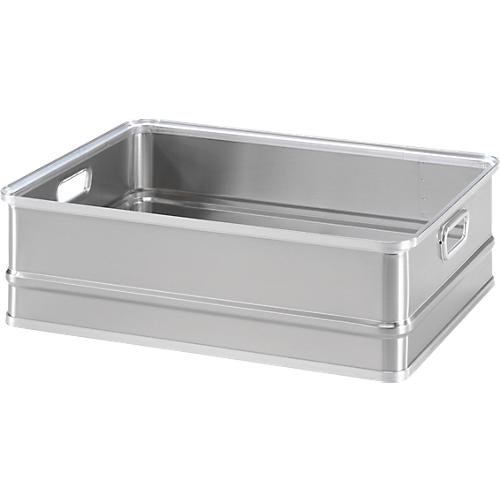 Transportkasten, stapelbar, ungelocht, 77 l