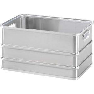 Transportkasten, stapelbar, ungelocht, 80 l Transportkasten, stapelbar, ungelocht, 80 l