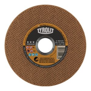 Trennscheibe Premium D125x1mm ger.NE-Metalle Bohr.22,23mm TYROLIT Trennscheibe Premium D125x1mm ger.NE-Metalle Bohr.22,23mm TYROLIT