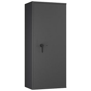 Tresor Lyra 16, Klasse I nach EN 1143-1, 252 l, Türanschlag rechts, Doppelbartschloss, 4 Fachböden, B 650 x T 420 x H 1550 mm, graphitgrau RAL 7024 Tresor Lyra 16, Klasse I nach EN 1143-1, 252 l, Türanschlag rechts, Doppelbartschloss, 4 Fachböden, B 650 x T 420 x H 1550 mm, graphitgrau RAL 7024