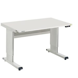 Treston Arbeitstisch Serie WB, ESD-leitfähig, mit Elektromotor, höhenverstellbar, 1800 mm Treston Arbeitstisch Serie WB, ESD-leitfähig, mit Elektromotor, höhenverstellbar, 1800 mm