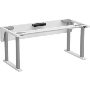 Treston QuatreX Gestell, elektrisch verstellbar, bis 300 kg, B 1225 x T 750 mm, lichtgrau RAL 7035 Treston QuatreX Gestell, elektrisch verstellbar, bis 300 kg, B 1225 x T 750 mm, lichtgrau RAL 7035