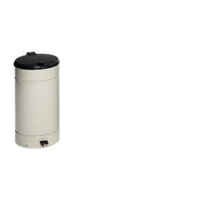 Tret Mülleimer Euro Pedal, für den Innenbereich, Volumen 60 l, mit Griff & Deckel, Ø 350 x H 700 mm, Edelstahl & Kunststoff, kieselgrau Tret Mülleimer Euro Pedal, für den Innenbereich, Volumen 60 l, mit Griff & Deckel, Ø 350 x H 700 mm, Edelstahl & Kunststoff, kieselgrau