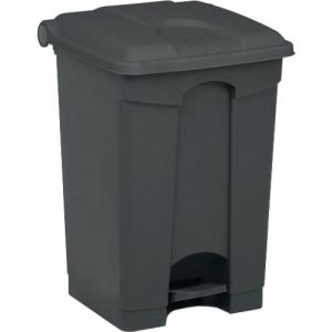Tretabfallsammler aus Polyethylen 45 l, grau Tretabfallsammler aus Polyethylen 45 l, grau