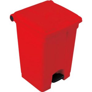 Tretabfallsammler aus Polyethylen 45 l, rot Tretabfallsammler aus Polyethylen 45 l, rot