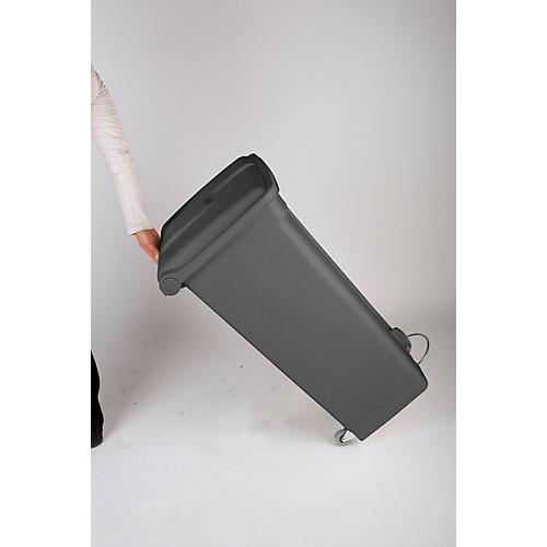 Tretabfallsammler aus Polyethylen 90 l, grau