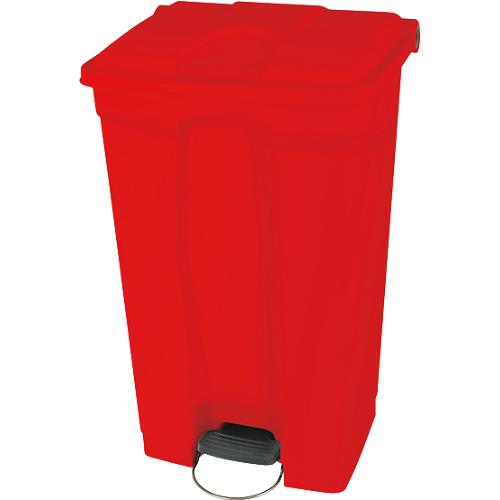 Tretabfallsammler aus Polyethylen 90 l, rot