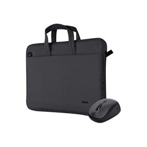 Trust Bologna – Notebook-Tasche – 40.6 cm (16′) – Schwarz – mit Funkmaus Trust Bologna – Notebook-Tasche – 40.6 cm (16′) – Schwarz – mit Funkmaus