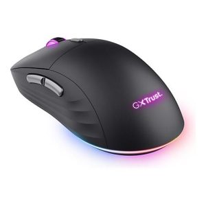 Trust GXT 926 REDEX II – Maus – ultra-niedrige Latenz, einstellbare RGB-Beleuchtung – Für Rechtshänder – Laser – 6 Tasten
