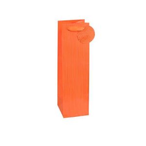 TSI Geschenktasche Nadelstreifen, für Flaschen, 12 x 8 x 36 cm, reißfest, 4er-Set orange TSI Geschenktasche Nadelstreifen, für Flaschen, 12 x 8 x 36 cm, reißfest, 4er-Set orange