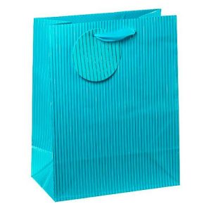 TSI Geschenktüten mittel, Nadelstreifen blau, inkl. Band & Beschriftungsschild, 4 Stück TSI Geschenktüten mittel, Nadelstreifen blau, inkl. Band & Beschriftungsschild, 4 Stück