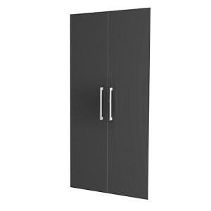 Türenset, für Regale Dante®, B 800 mm, 5 OH, anthrazit Türenset, für Regale Dante®, B 800 mm, 5 OH, anthrazit