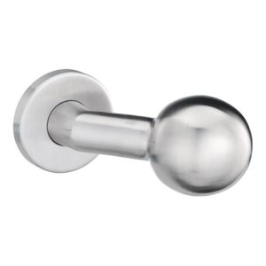 Türknopf K4/052/02 VA F00 gekröpfter Kugelk.EDI Türknopf K4/052/02 VA F00 gekröpfter Kugelk.EDI