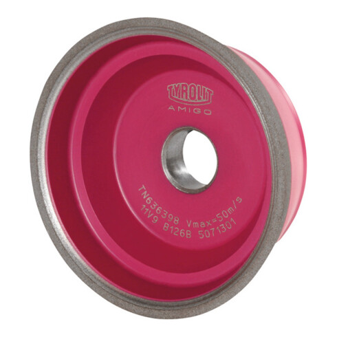 TYROLIT CBN-Topf-Schleifscheibe DxTxH (mm), 100x35x20, Typ: B126, 597220 B126