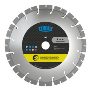 TYROLIT Diamant-Trennscheibe PREMIUM*** Hochleistung, Scheiben-Ø: 230 mm TYROLIT Diamant-Trennscheibe PREMIUM*** Hochleistung, Scheiben-Ø: 230 mm