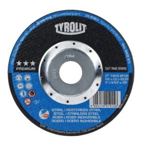 TYROLIT Kombischleifscheibe PREMIUM*** CUT AND GRIND, Scheiben-Ø: 115 mm TYROLIT Kombischleifscheibe PREMIUM*** CUT AND GRIND, Scheiben-Ø: 115 mm