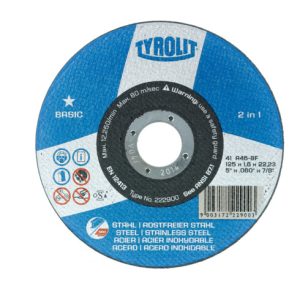 TYROLIT Trennscheibe Basic* 2 in 1, Scheiben-Ø: 115 mm TYROLIT Trennscheibe Basic* 2 in 1, Scheiben-Ø: 115 mm
