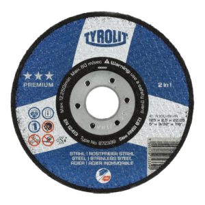TYROLIT Trennscheibe PREMIUM***, Scheiben-Ø: 115 mm, 563200 115 TYROLIT Trennscheibe PREMIUM***, Scheiben-Ø: 115 mm, 563200 115