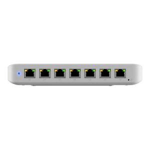 Ubiquiti UniFi Switch Ultra 210W – Switch – managed – 7 x 10/100/1000 (PoE+) + 1 x 10/100/1000 (PoE++) – Desktop, wandmontierbar – PoE++ (202 W) Ubiquiti UniFi Switch Ultra 210W – Switch – managed – 7 x 10/100/1000 (PoE+) + 1 x 10/100/1000 (PoE++) – Desktop, wandmontierbar – PoE++ (202 W)