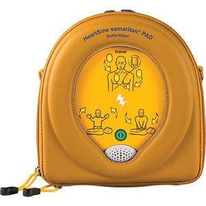 Übungs- und Trainingsdefibrillator-Set für HeartSine PAD360, 6 Szenarien, Tasche, 2 Paar Ersatzelektroden, Ladegerät Übungs- und Trainingsdefibrillator-Set für HeartSine PAD360, 6 Szenarien, Tasche, 2 Paar Ersatzelektroden, Ladegerät