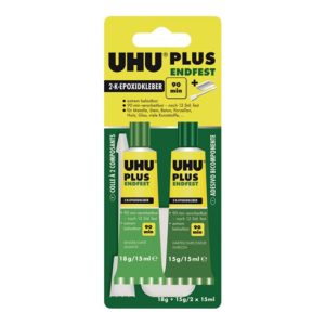 UHU 2K-Epoxidklebstoff PLUS ENDFEST 33g gelblich Tube