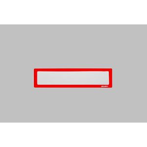 Ultradex Infotasche, magnetisch, für Überschriften, B 225 x H 60 mm, A4, rot Ultradex Infotasche, magnetisch, für Überschriften, B 225 x H 60 mm, A4, rot