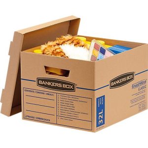 Umzugsbox SmoothMove, 2-lagige Wellenpappe, abnehmbarer Deckel, Beschriftungsfeld, H 260 x B 325 x T 375 mm, 32 L, 10 Stück Umzugsbox SmoothMove, 2-lagige Wellenpappe, abnehmbarer Deckel, Beschriftungsfeld, H 260 x B 325 x T 375 mm, 32 L, 10 Stück