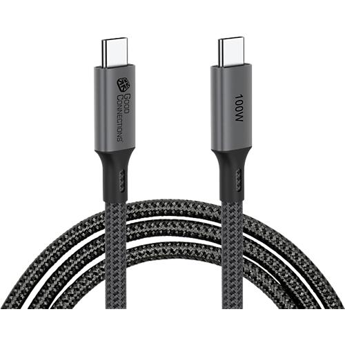 USB 4.0 Lade/-Datenkabel Good Connections, USB-C an USB-C, Leistung 100 W, bis 20 Gbit/s, Länge 1 m, schwarz