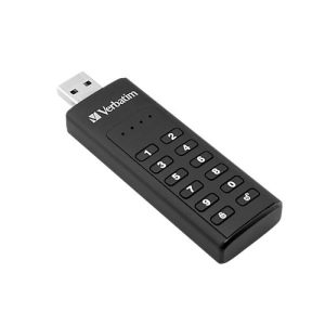 USB-Stick Verbatim Secure Portable, USB 3.0, AES 256-Verschlüsselung, 64 GB, mit Passwortschutz USB-Stick Verbatim Secure Portable, USB 3.0, AES 256-Verschlüsselung, 64 GB, mit Passwortschutz