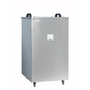 UVC Luftreiniger Flatlift Größe L, Leistung 116 W, bis 1450 m³/h, für Raumgrößen bis 150 m², bis 8000 h, Rollen, Edelstahl, B 490 x T 490 x H 860 mm UVC Luftreiniger Flatlift Größe L, Leistung 116 W, bis 1450 m³/h, für Raumgrößen bis 150 m², bis 8000 h, Rollen, Edelstahl, B 490 x T 490 x H 860 mm