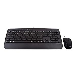 V7 CKU300DE – Tastatur-und-Maus-Set – USB – QWERTZ – Deutsch – Schwarz V7 CKU300DE – Tastatur-und-Maus-Set – USB – QWERTZ – Deutsch – Schwarz