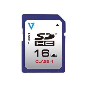 V7 VASDH16GCL4R – Flash-Speicherkarte – 16 GB – Class 4 – SDHC – Blau V7 VASDH16GCL4R – Flash-Speicherkarte – 16 GB – Class 4 – SDHC – Blau