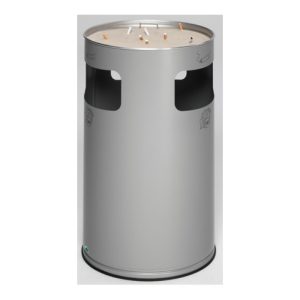 VAR Abfallsammler/Ascher H 75K silber 69,2 l VAR Abfallsammler/Ascher H 75K silber 69,2 l