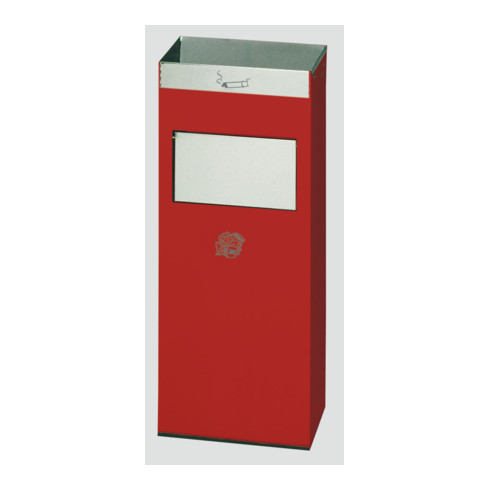 VAR Abfallsammler/Ascher H 77 rot 2 l/21 l
