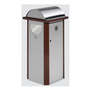 VAR Abfallsammler/Ascher Kombination AG 60 silber 4,5 l/2x 60 l VAR Abfallsammler/Ascher Kombination AG 60 silber 4,5 l/2x 60 l