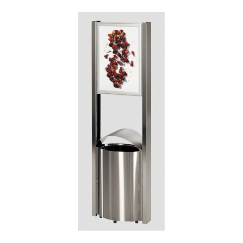 VAR Standgerät AG 78 mit Werbeflächen Edelstahl 50 l