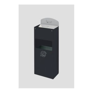 VAR Wandascher WH 51 mit Schild anthrazit 0,8 l/4 l VAR Wandascher WH 51 mit Schild anthrazit 0,8 l/4 l