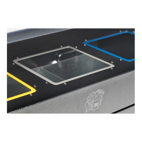 VAR Wertstoffsammelstation WS 89 3-Fach 300 l antik-silber 300 l