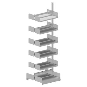 Variabo Freiarmregal, Anbaufeld, doppelseitig, 250 mm Fachtiefe, 750 x 2500 mm Variabo Freiarmregal, Anbaufeld, doppelseitig, 250 mm Fachtiefe, 750 x 2500 mm